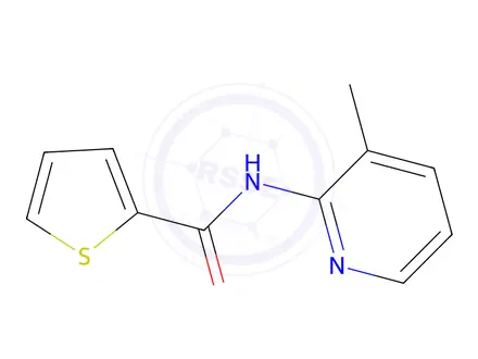 Chemical structure of N-(3-Methyl-2-pyridinyl)-2-thiophenecarboxamide
