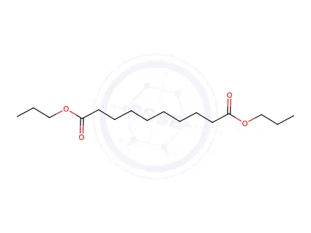 Chemical structure of Dipropyl sebacate