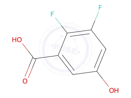 Chemical structure of 2,3-Difluoro-5-hydroxybenzoic acid