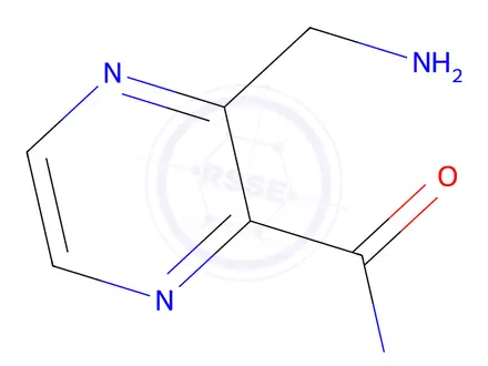 Chemical structure of 3-(Aminomethyl)pyrazine-2-carboxamide