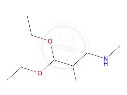 Chemical structure of 1,1-Diethoxy-3-(methylamino)propan-2-ol