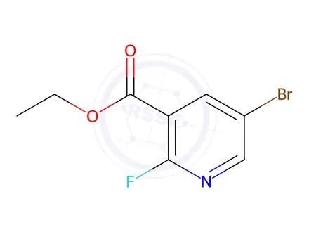Chemical structure of Ethyl 5-Bromo-2-fluoro-3-pyridinecarboxylate