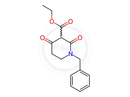 Chemical structure of Ethyl 1-benzyl-2,4-dioxopiperidine-3-carboxylate