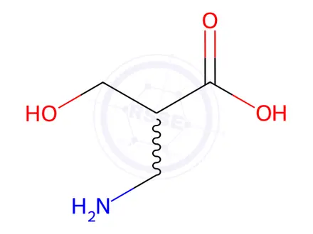 Chemical structure of 3-Amino-2 -(hydroxymethyl) - propionic acid