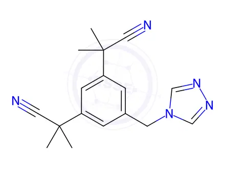 Chemical structure of Anastrozole EP Impurity G
