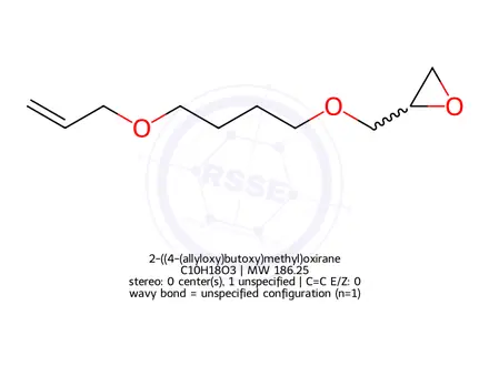 Chemical structure of 2-((4-(allyloxy)butoxy)methyl)oxirane