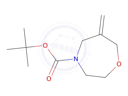 Chemical structure of tert-Butyl 6-Methylene-1,4-oxazepane-4-carboxylate
