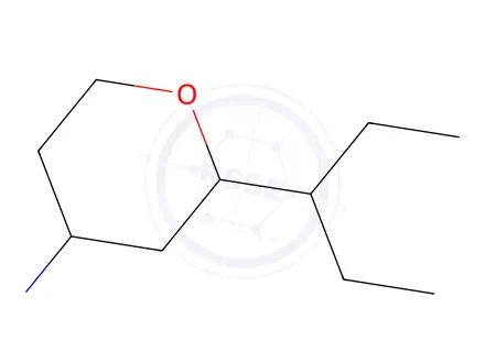 Chemical structure of 2-(pentan-3-yl)oxan-4-amine