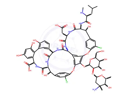 Chemical structure of Vancomycin EP Impurity L