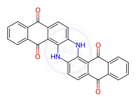 Chemical structure of Food Blue 4