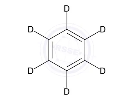 Chemical structure of Benzene-[D6]