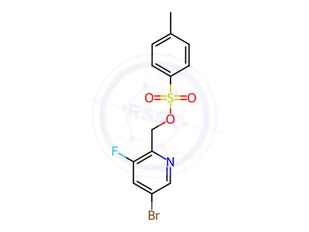 Chemical structure of (5-Bromo-3-fluoropyridin-2-yl)methyl 4-methylbenzenesulfonate