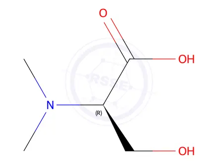 Chemical structure of D-Serine, N,N-dimethyl-(9CI)