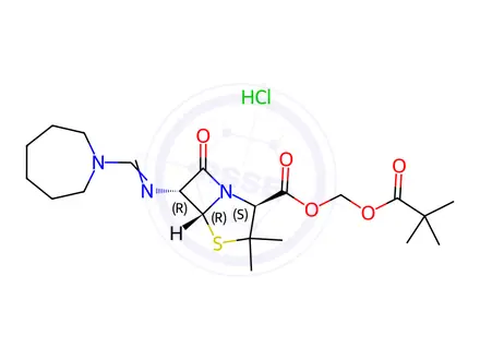 Chemical structure of Pivmecillinam hydrochloride