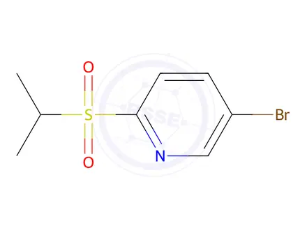 Chemical structure of 5-Bromo-2-(isopropylsulfonyl)pyridine