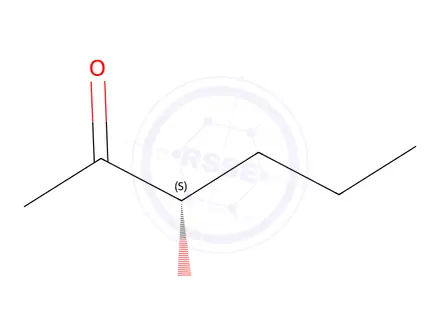 Chemical structure of 2-Hexanone, 3-hydroxy-, (3S)-(9CI)