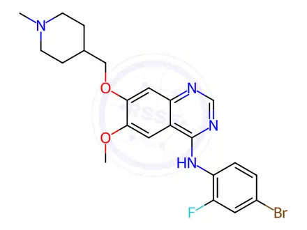 Chemical structure of Vandetanib