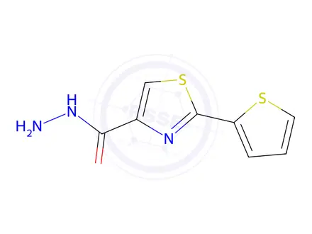Chemical structure of 2-(2-THIENYL)-1,3-THIAZOLE-4-CARBOHYDRAZIDE