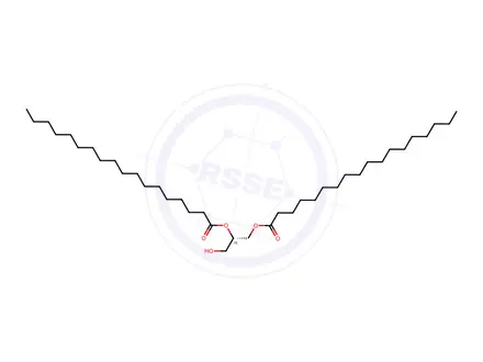 Chemical structure of (S)-3-Hydroxypropane-1,2-diyldistearate