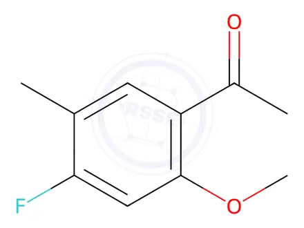 Chemical structure of 1-(4-Fluoro-2-methoxy-5-methyl-phenyl)-ethanone