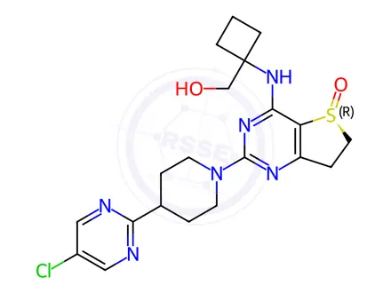 Chemical structure of Nerandomilast Enantiomer