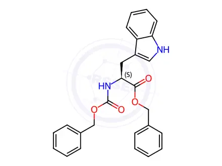 Chemical structure of Z-Trp-Obzl
