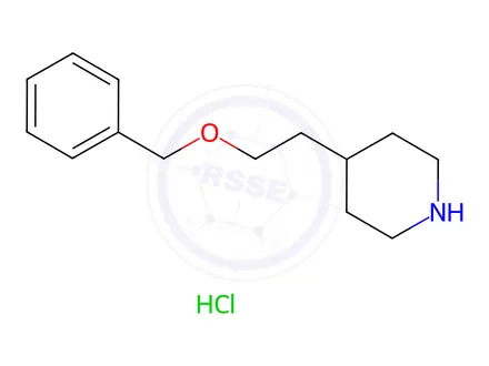 Chemical structure of 4-[2-(Benzyloxy)ethyl]piperidine hydrochloride