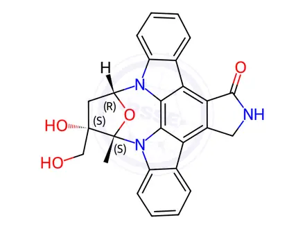 Chemical structure of Lestaurtinib
