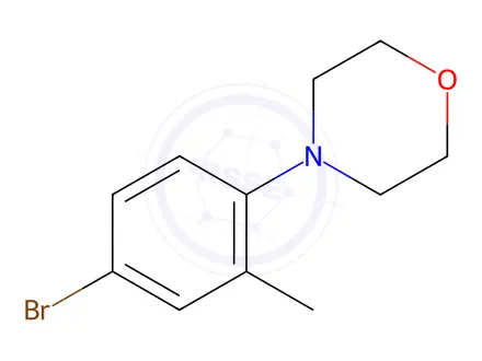Chemical structure of 4-(4-Bromo-2-methylphenyl)-morpholine