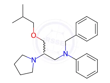 Chemical structure of Bepridil hydrochloride
