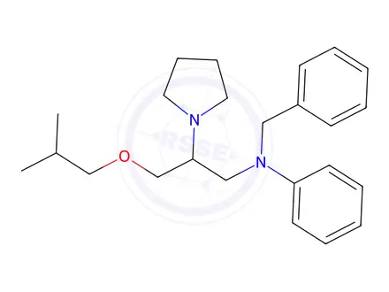 Chemical structure of Bepridil hydrochloride
