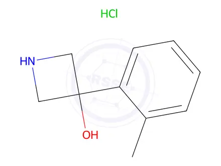 Chemical structure of 3-(O-tolyl)azetidin-3-ol hydrochloride