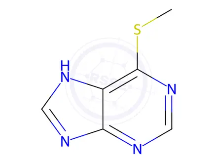 Chemical structure of 6-Methyl Mercaptopurine