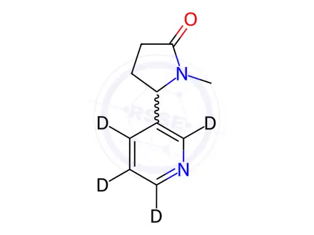Chemical structure of Cotinine-d4