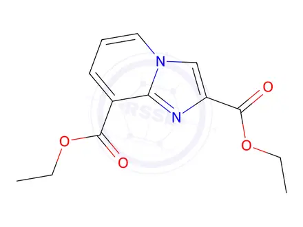 Chemical structure of Diethyl Imidazo[1,2-A]pyridine-2,8-dicarboxylate