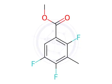 Chemical structure of methyl 2,4,5-trifluoro-3-methylbenzoate