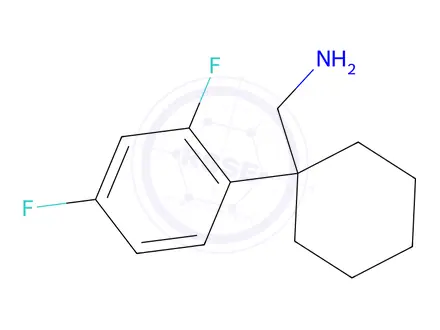 Chemical structure of (1-(2,4-Difluorophenyl)cyclohexyl)methanamine