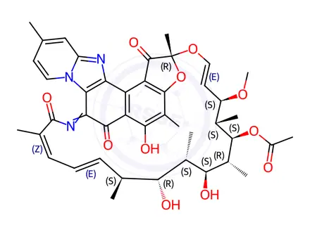 Chemical structure of Dehydro Rifaximin
