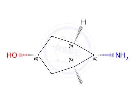 Chemical structure of (1R,3s,5S,6r)-6-Aminobicyclo[3.1.0]hexan-3-ol