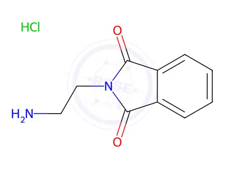 Chemical structure of 2-(2-Aminoethyl)Isoindoline-1,3-Dione Hydrochloride