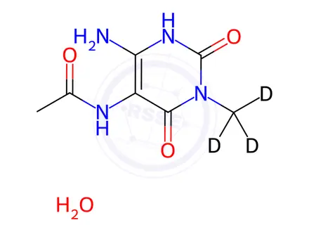 Chemical structure of Uracil Impurity 81-d3