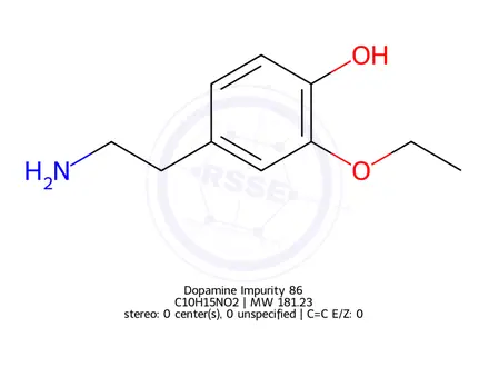 Chemical structure of Dopamine Impurity 145