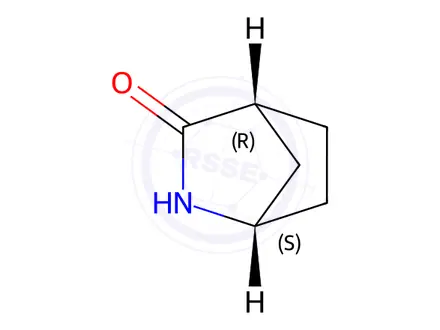 Chemical structure of (1S,4R)-2-Azabicyclo[2.2.1]heptan-3-one