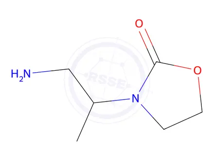 Chemical structure of 3-(1-Aminopropan-2-yl)oxazolidin-2-one