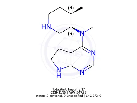 Chemical structure of Tofacitinib Impurity M (1812890-23-5)