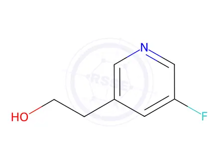 Chemical structure of 2-(5-fluoropyridin-3-yl)ethan-1-ol
