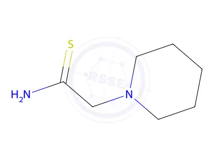 Chemical structure of 2-(piperidin-1-yl)ethanethioamide