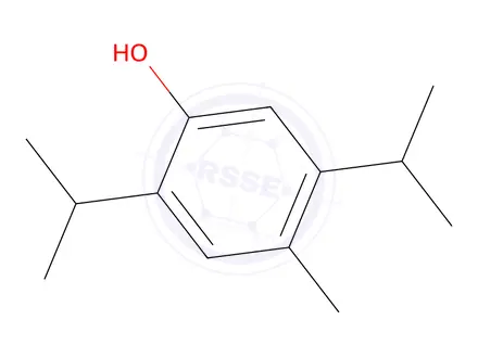 Chemical structure of 4-Methyl-2,5-diisopropylphenol