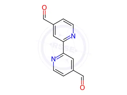 Chemical structure of [2,2’-Bipyridine]-4,4’-dicarbaldehyde