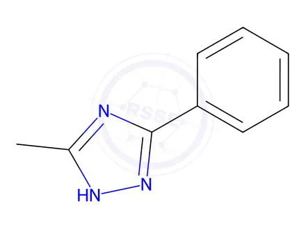 Chemical structure of 3-Methyl-5-phenyl-1H-1,2,4-triazole